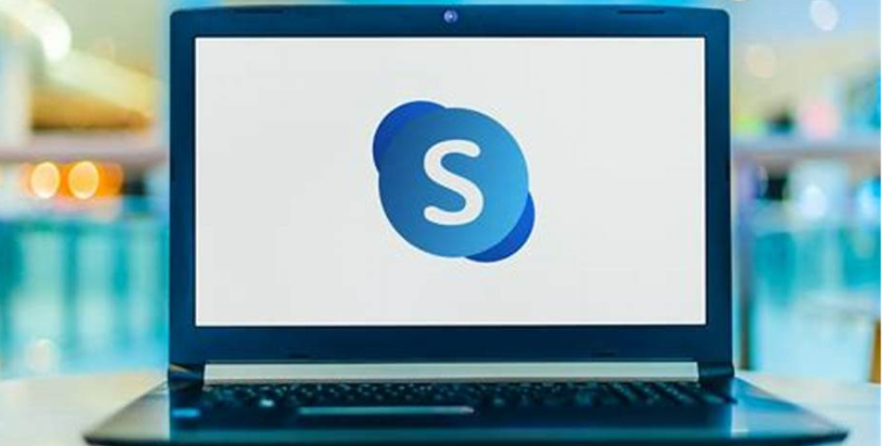 Skype app at Laptop